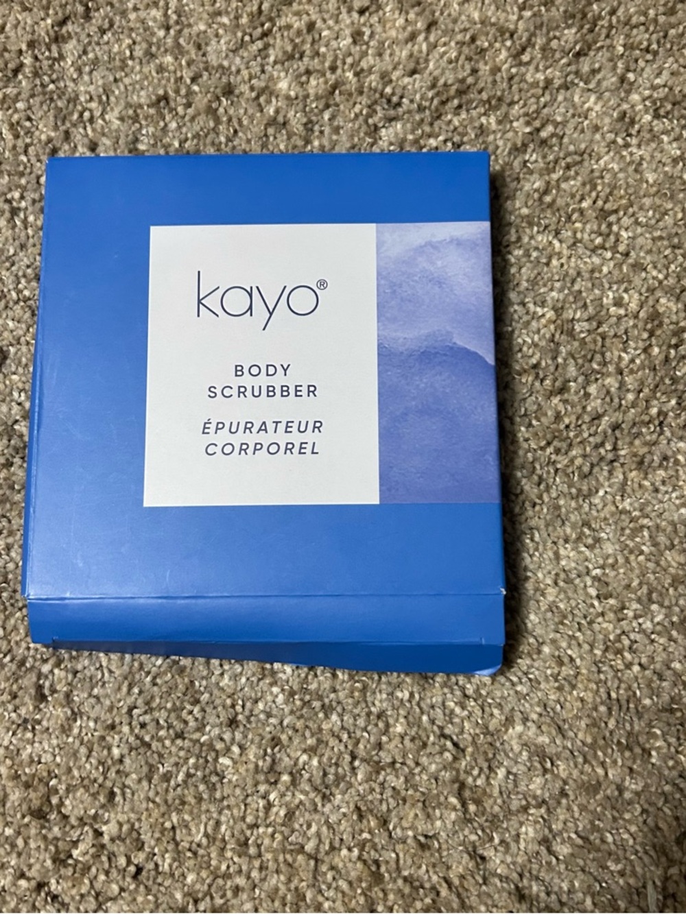 3/$10 kayo Blue Body Scrubber
